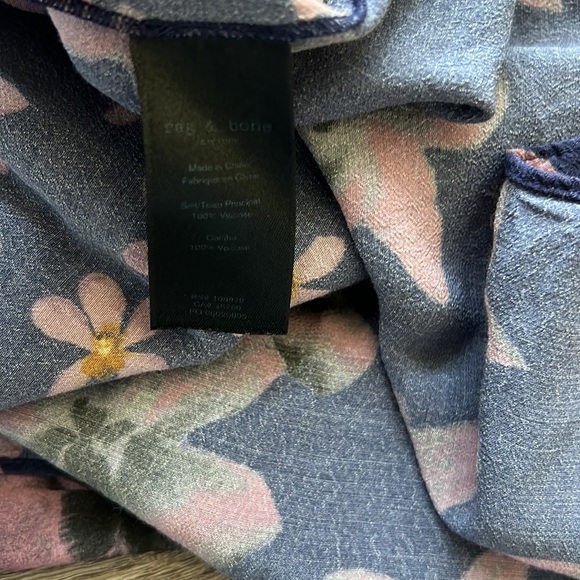 NWOT Rag & Bone Odette Dress Violet Flower - Picture 7 of 8